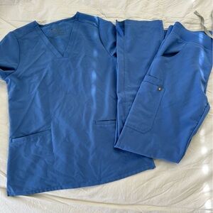 Figs Ceil Blue Medical Scrubs